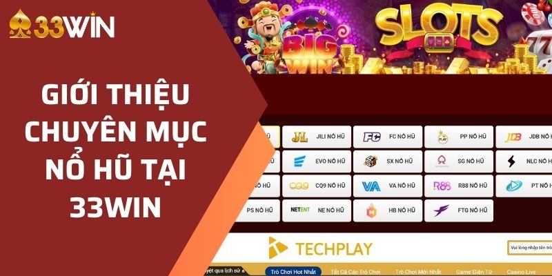 Giới thiệu luật chơi slots tại 33WIN